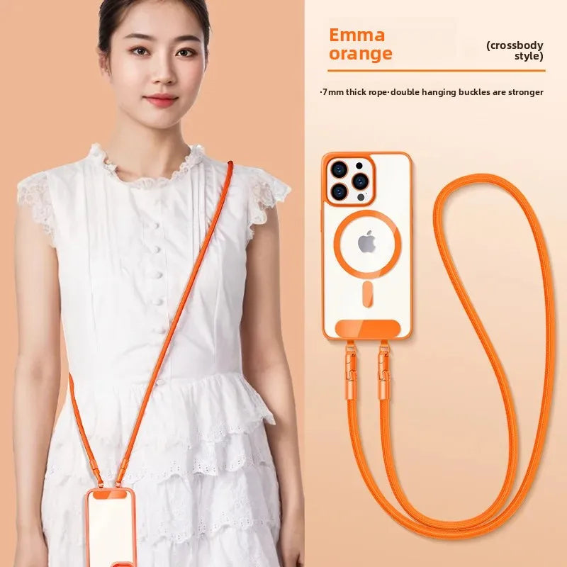 Adjustable Crossbody Phone Case Lanyard with Double Buckle - Multi-functional!