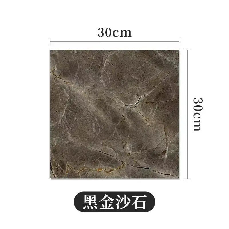 Waterproof Thickened Self-Adhesive Marble Tile Floor Stickers - 10/30/50PCS