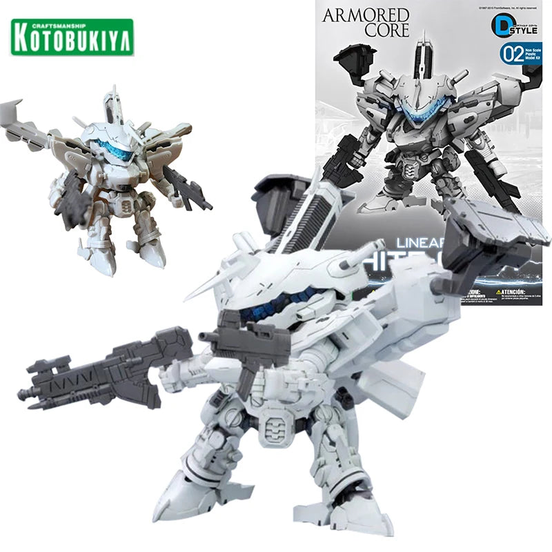 Kotobukiya Armored Core D-STYLE White Glint Model Kit - Collectible Figure