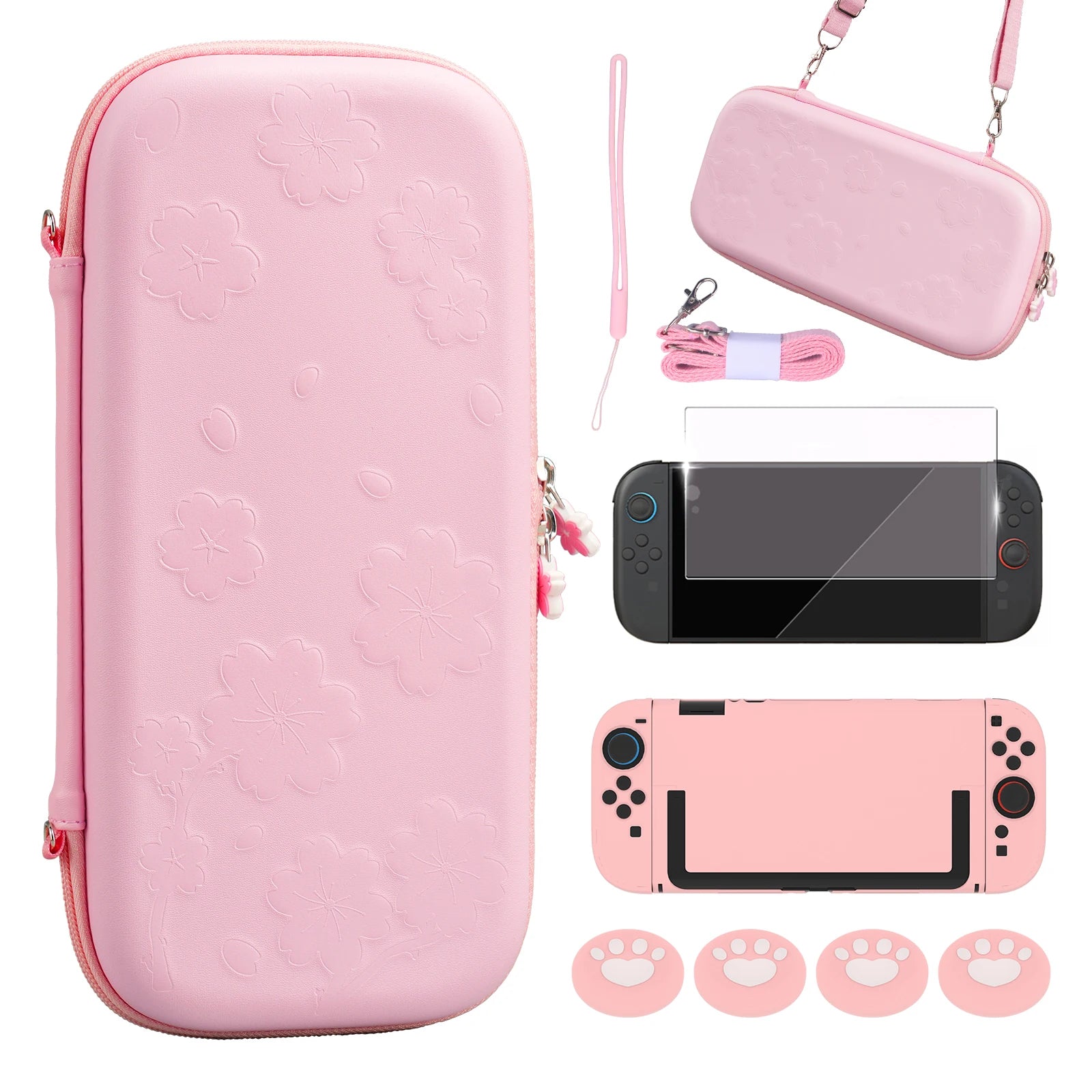 VGBUS Nintendo Switch 2 Travel Case Kit with Hard Shell & Accessories