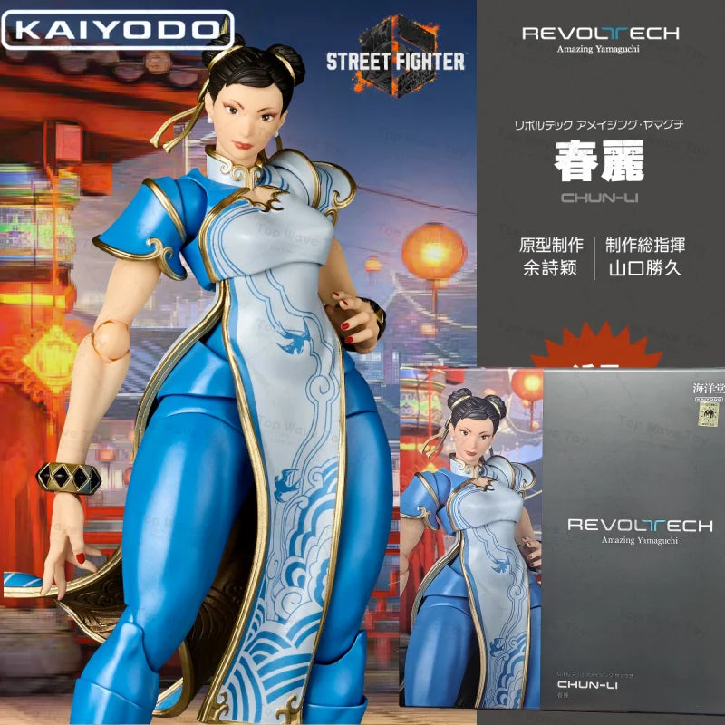 Chun Li Action Figure - KAIYODO Revoltech Street Fighter 6 Model Toy