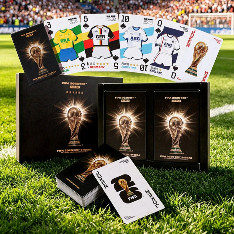 FIFA 2026 World Cup Playing Cards - Two Decks, Linen Texture