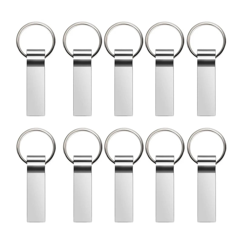 Customized USB Flash Drive – 10PCS, 64GB/32GB/16GB, High Speed