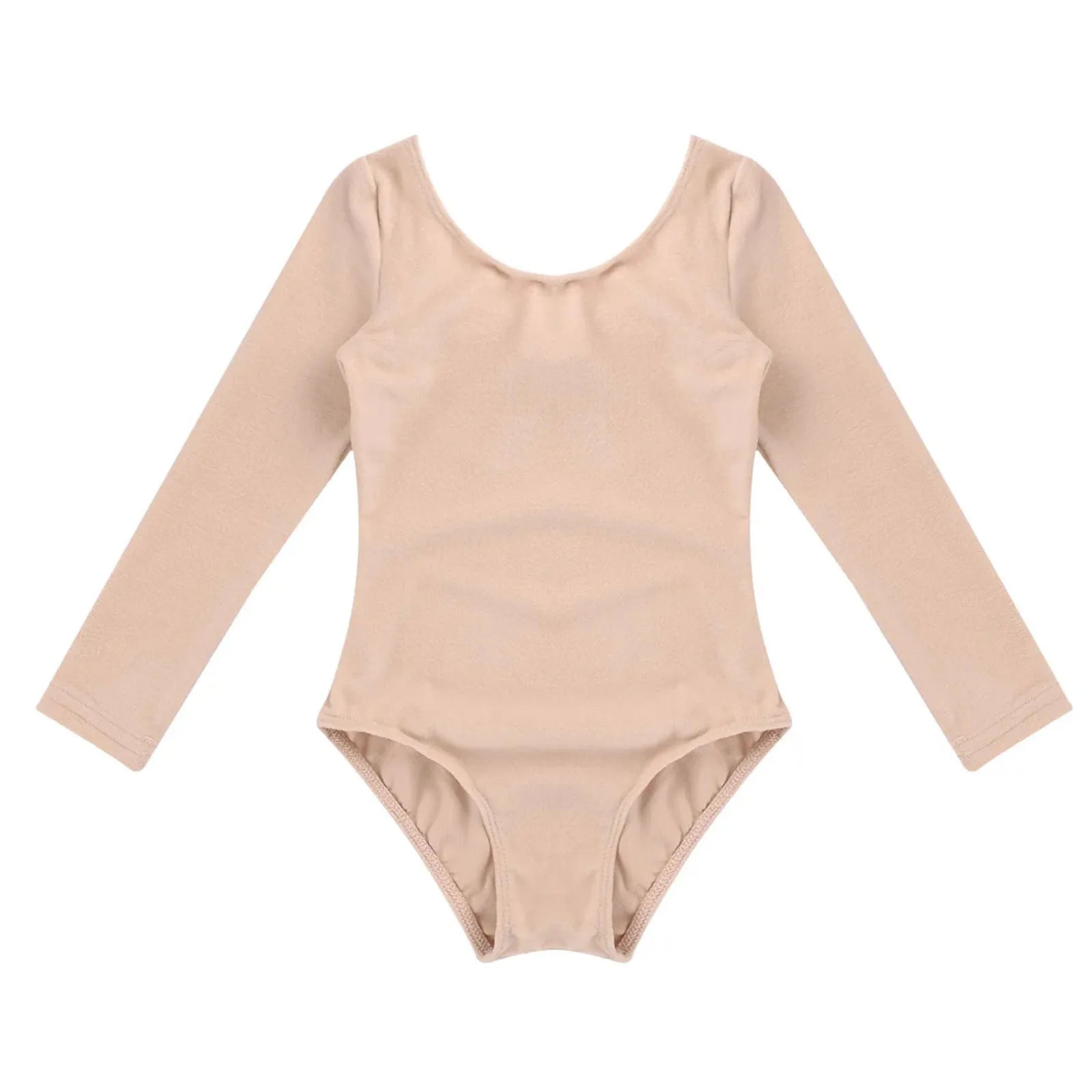 Girls Long Sleeve Ballet Leotard - Soft & Stretchy Dance Costume