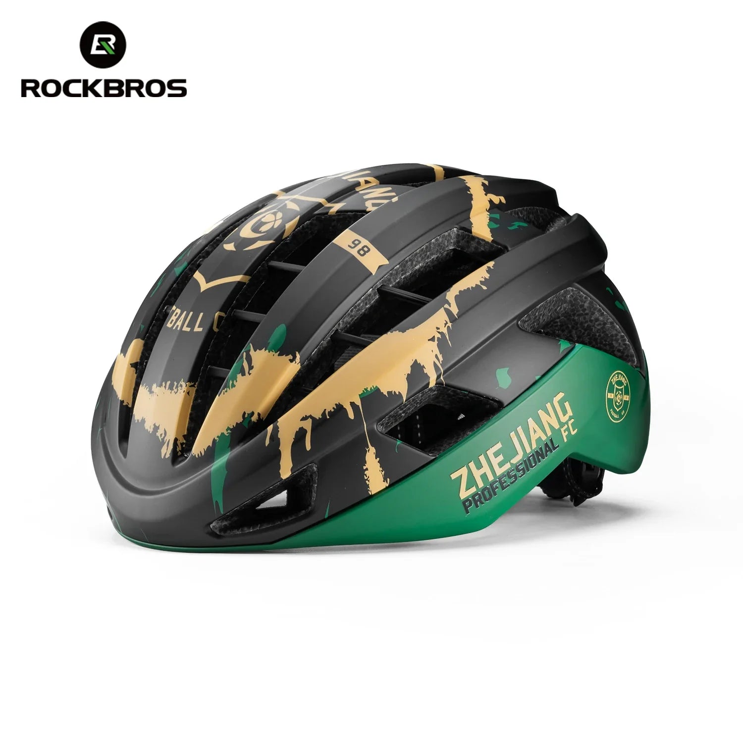 ROCKBROS Adjustable Cycling Helmet - Breathable Safety for All Riders