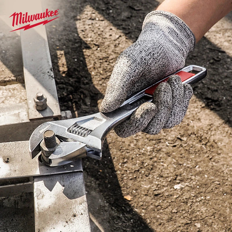 Milwaukee Adjustable Wrench - 6" to 15" | Durable & Ergonomic Design