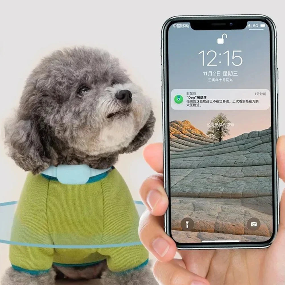 MOJOYCE Pet GPS Tracker with Adjustable Collar for Dogs and Cats