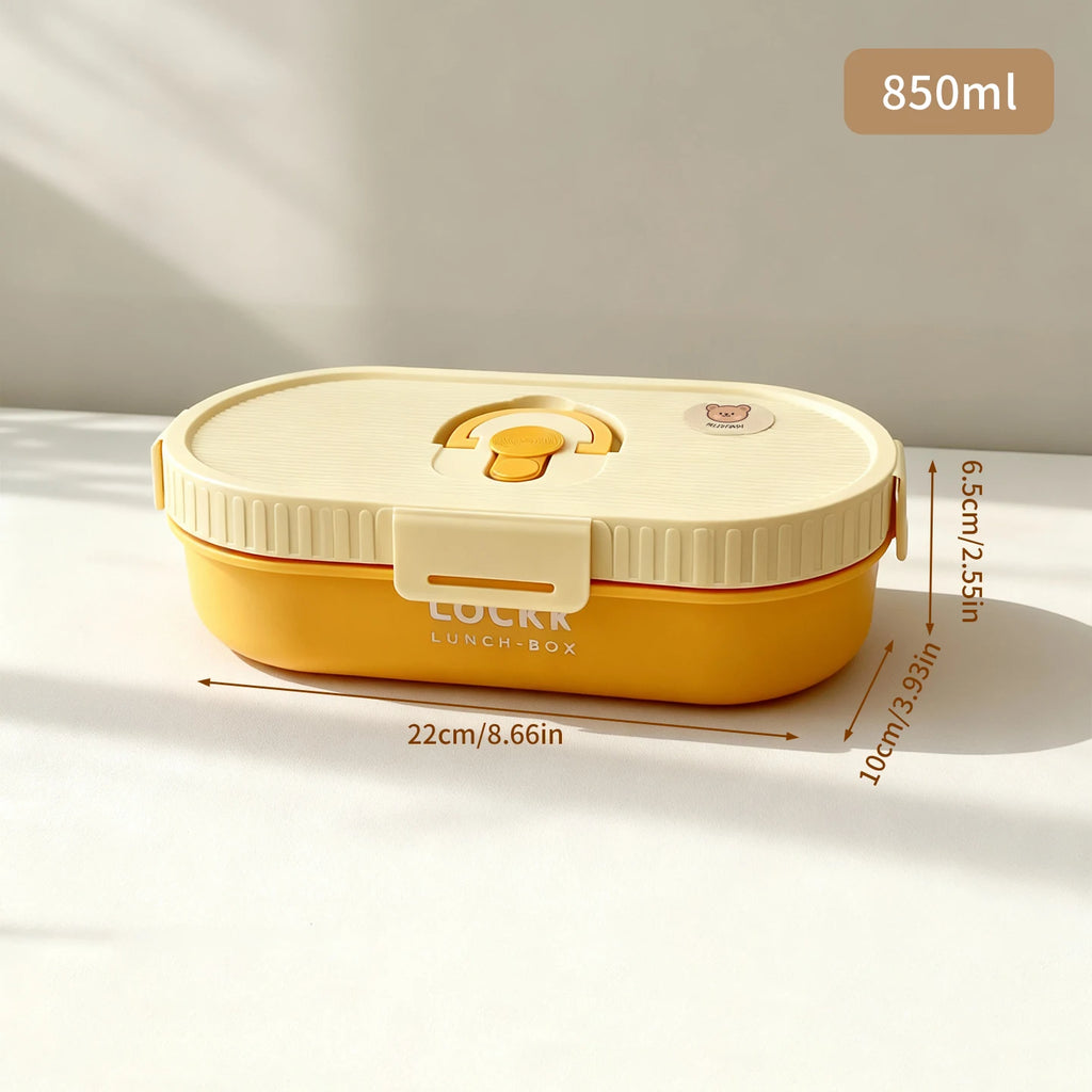 850ML Stainless Steel Thermal Bento Lunch Box - Perfect for Kids