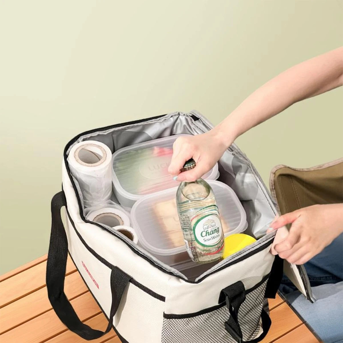 Insulated Lunch Bag - Large Capacity, Waterproof Bento Cooler with Strap
