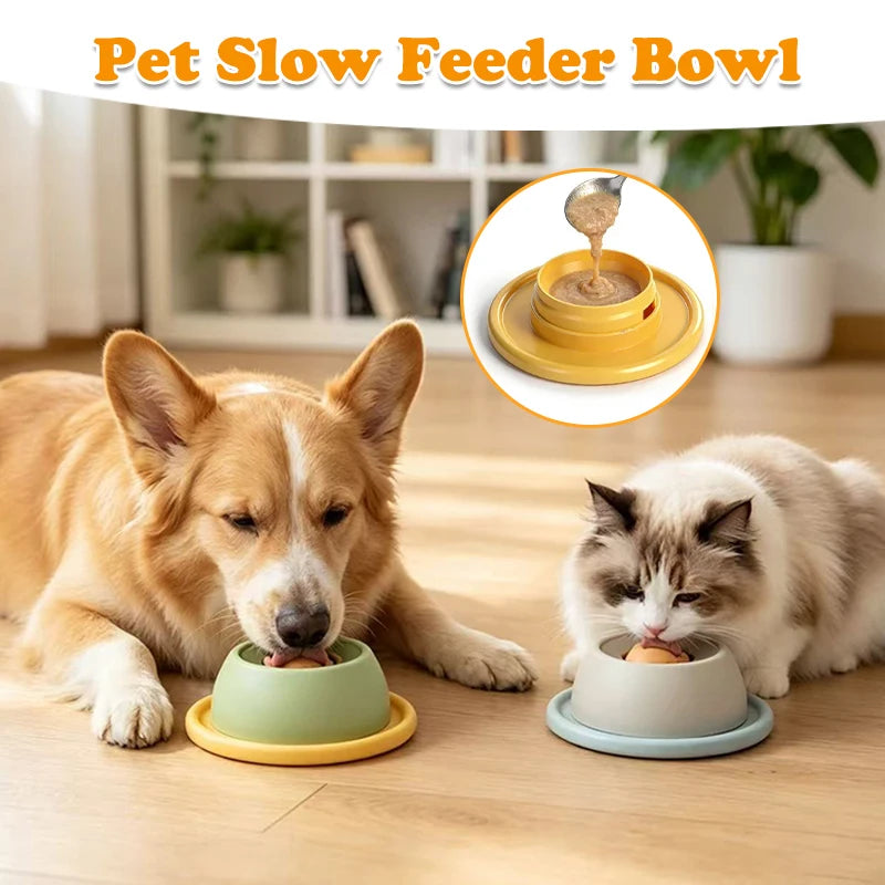 Interactive Licking Mat for Dogs & Cats - Anti-Spill Slow Feeder