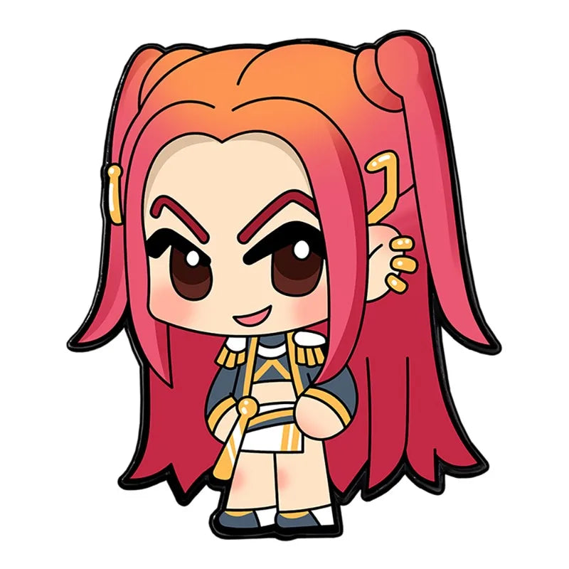 Kpop Cartoon Metal Brooches - Cute Accessory Pins for Fashion Lovers