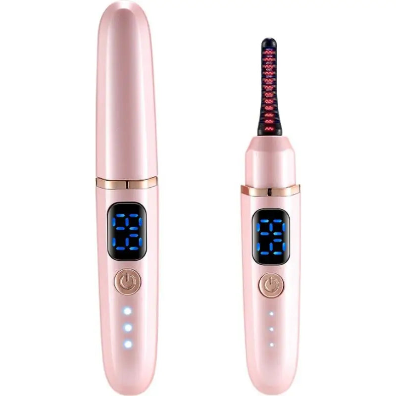 Rechargeable Heated Eyelash Curler with Digital Display & 3 Temperatures