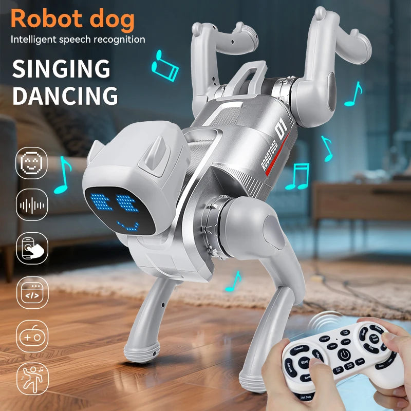 ZWN X1 Smart Interactive Robot Dog Toy - Dance, Sing & Play!