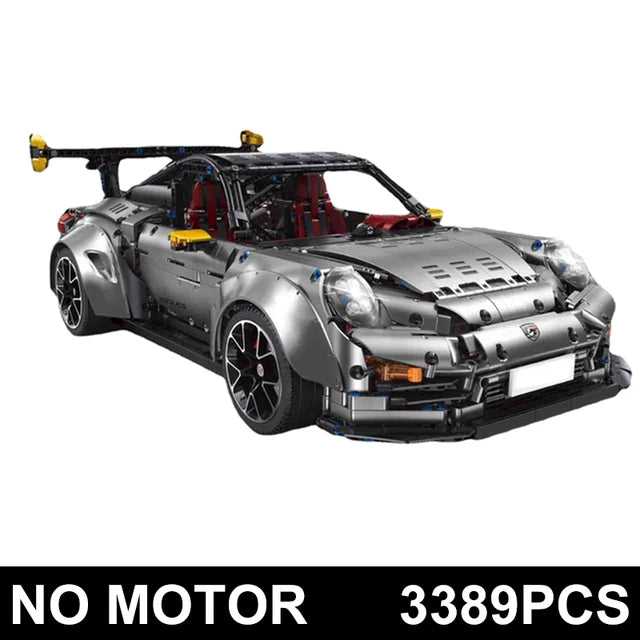 T5026 High-Tech 3389-Piece Racing Car Model Building Blocks