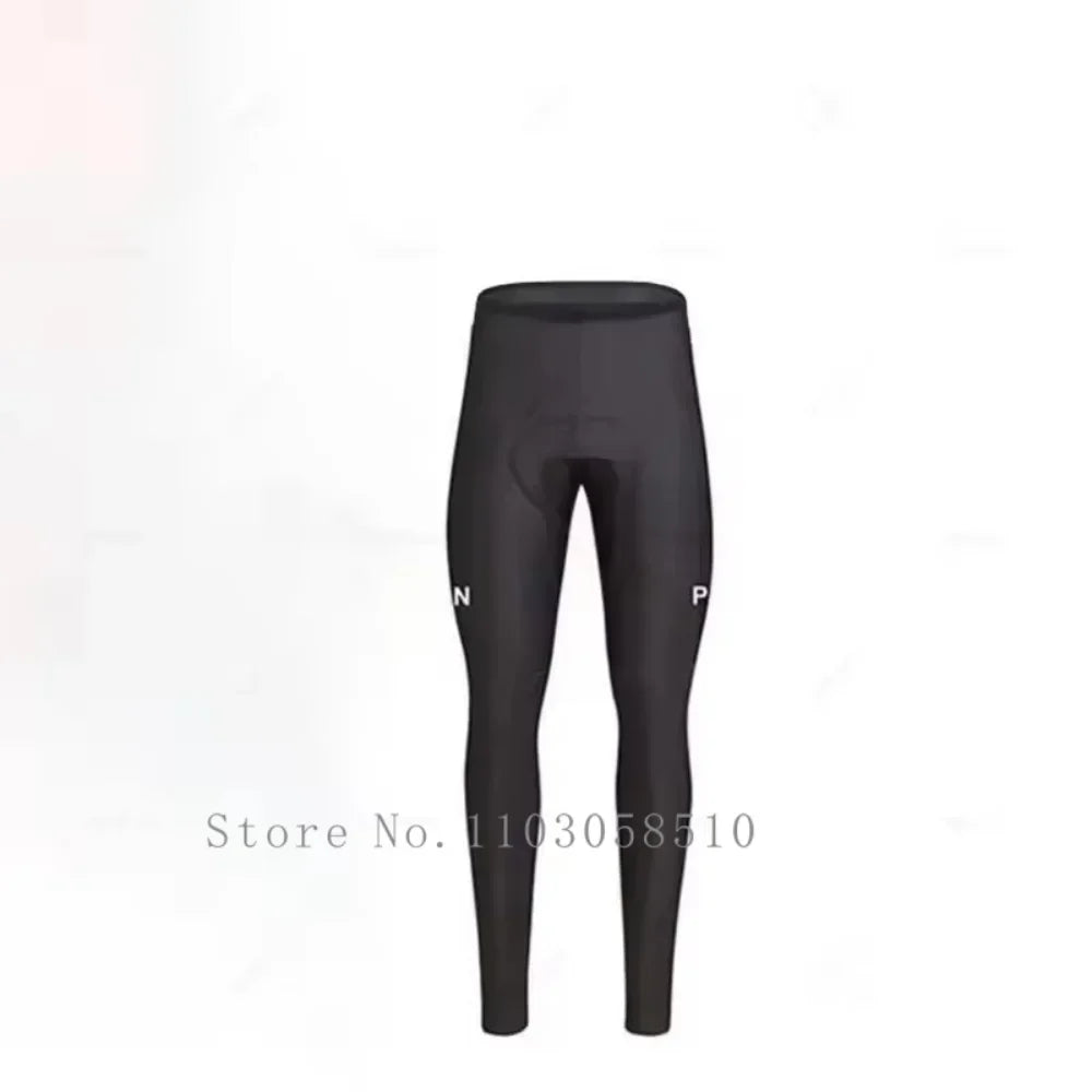 PRO Team Men's Breathable Long Sleeve Cycling Jersey & Bib Pants Set