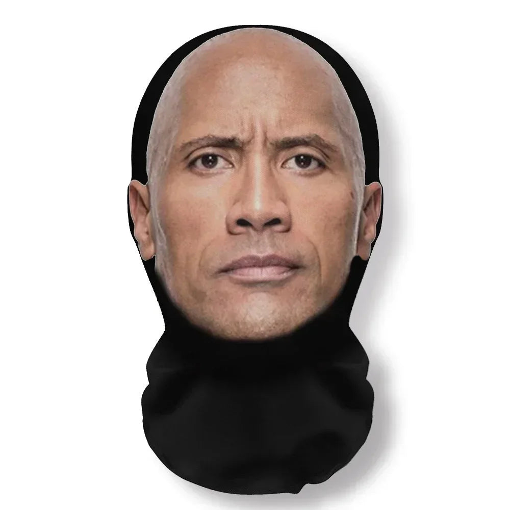 3D Realistic Full Face Halloween Mask - Funny Celebrity Balaclava