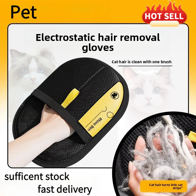 Ultimate Pet Hair Removal Kit: Roller, Brush & Gloves for Fur-Free Living