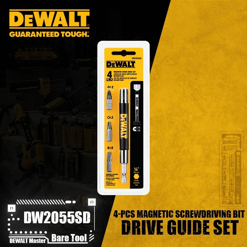 DEWALT 4-Piece Magnetic Screwdriving Bit Drive Guide Set