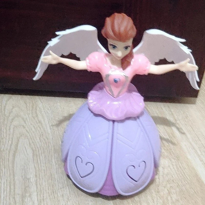 Princess Elsa Light-Up Dancing Doll with Music & Spinning Action