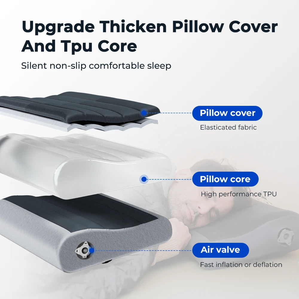 FLEXTAIL Zero Pillow SE - Lightweight Inflatable Camping Pillow