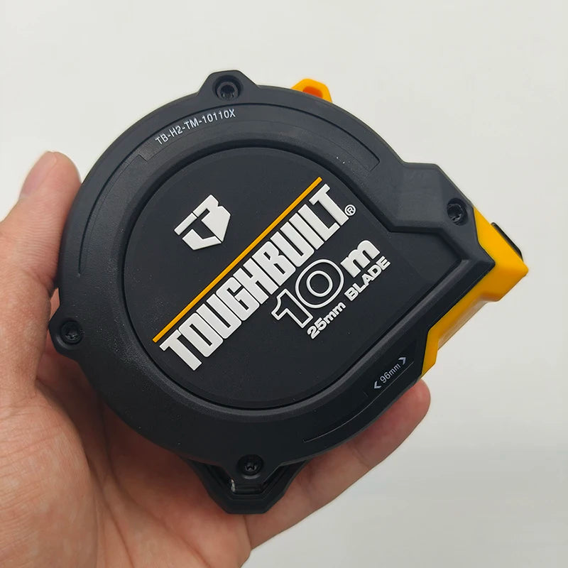 TOUGHBUILT Ergonomic Tape Measure - 3 to 10M with Rugged Design