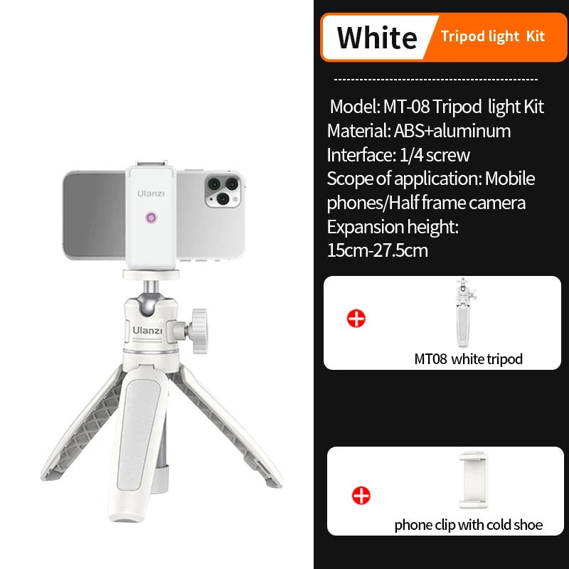 Ulanzi MT-08 Foldable Mini Tripod - Lightweight & Portable