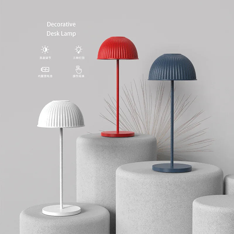 Portable Modern LED Table Lamp - Stylish Cordless Night Light