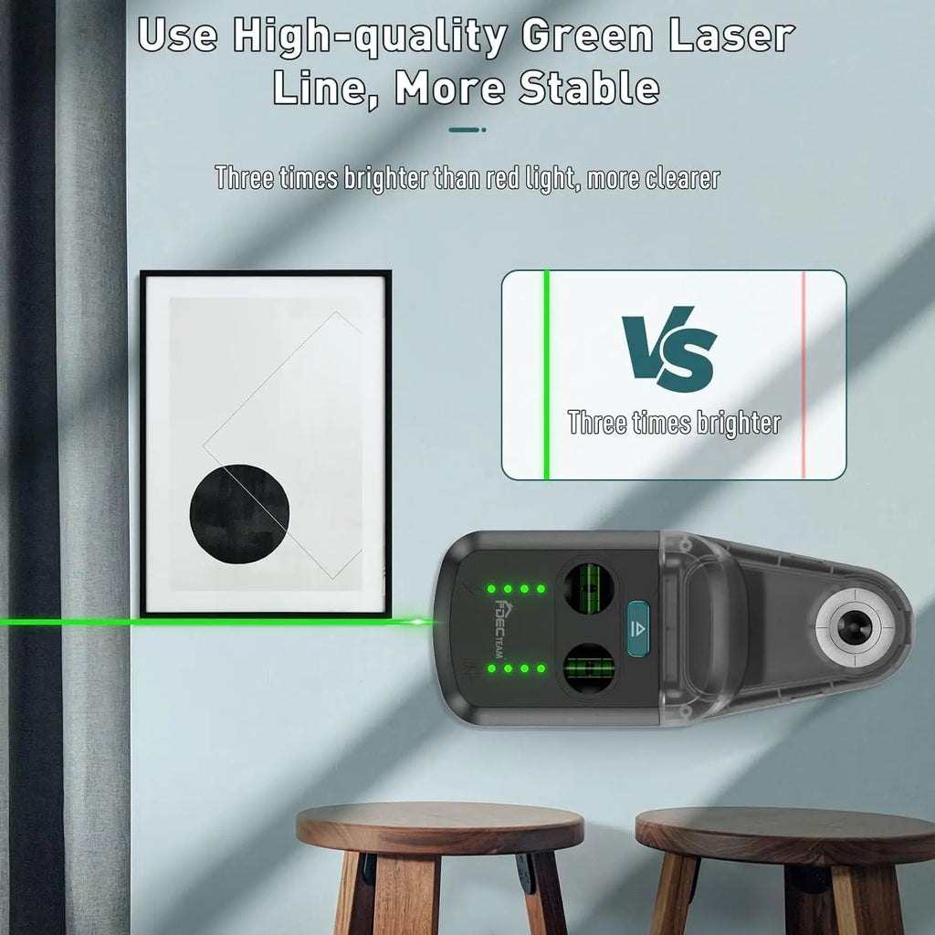 Decteam 4-in-1 Laser Level Dust Collector & Bracket for Home Projects
