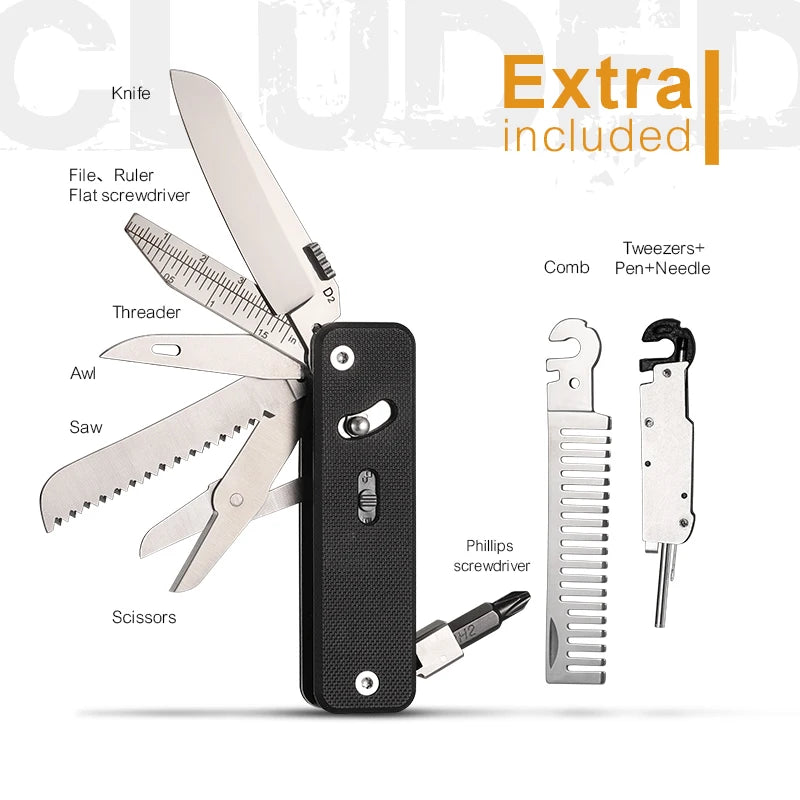 ROXON S503G Modular Pocket Tool - 8 Essential Tools Included