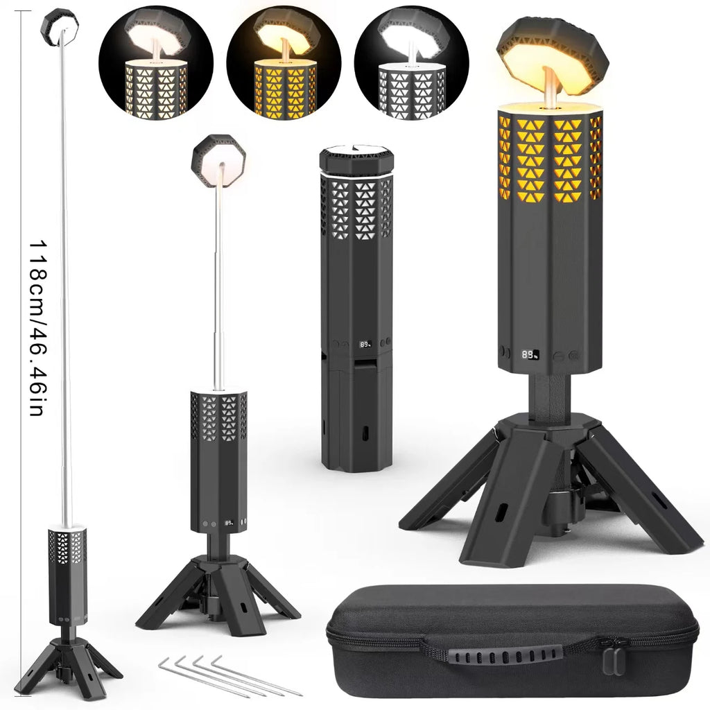 20000mAh Rechargeable LED Camping Lantern - Portable Dimming Light