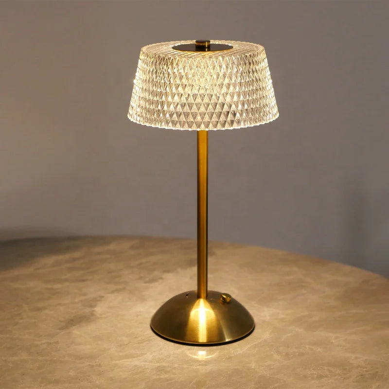 Nordic LED Table Lamp - Modern Rechargeable Touch Control Light