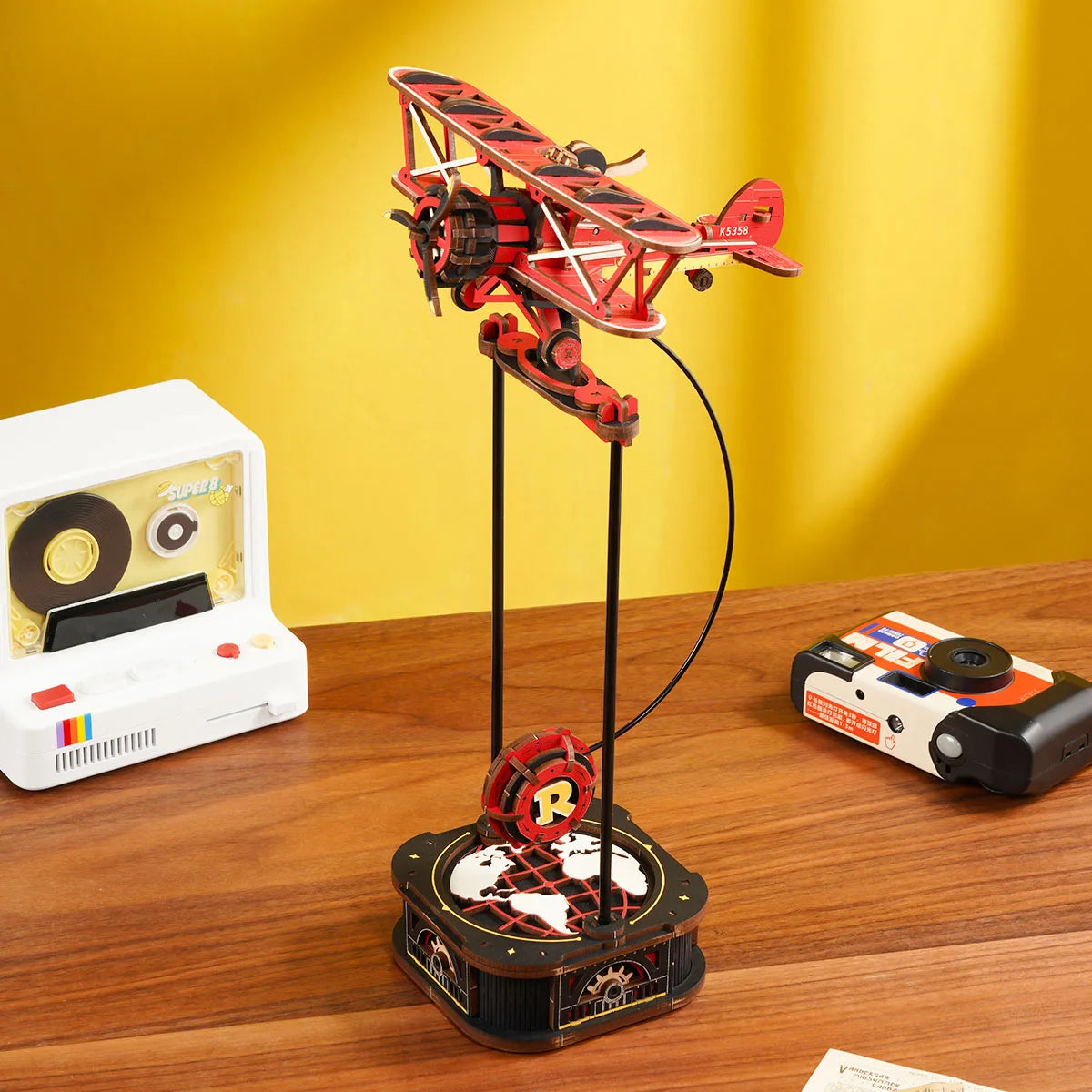 ROKR Gravity Swing 3D Wooden Puzzle Kit - Fun for Teens & Adults