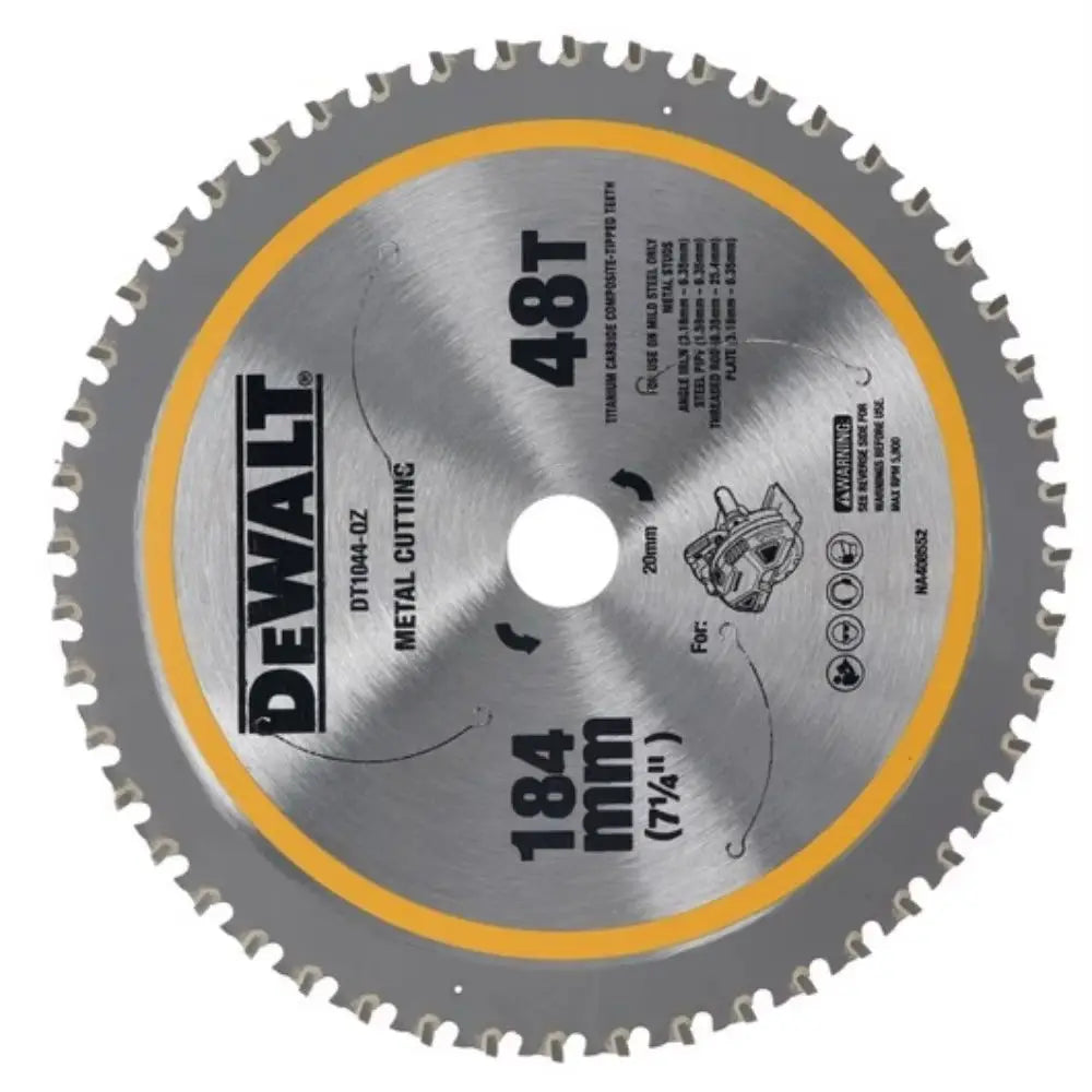 DEWALT 184mm 48T Metal Cutting Circular Saw Blade for DCS383 Tool