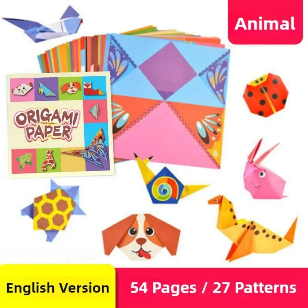 3D Cartoon Animal Craft Kit - Educational DIY Origami Toy for Kids