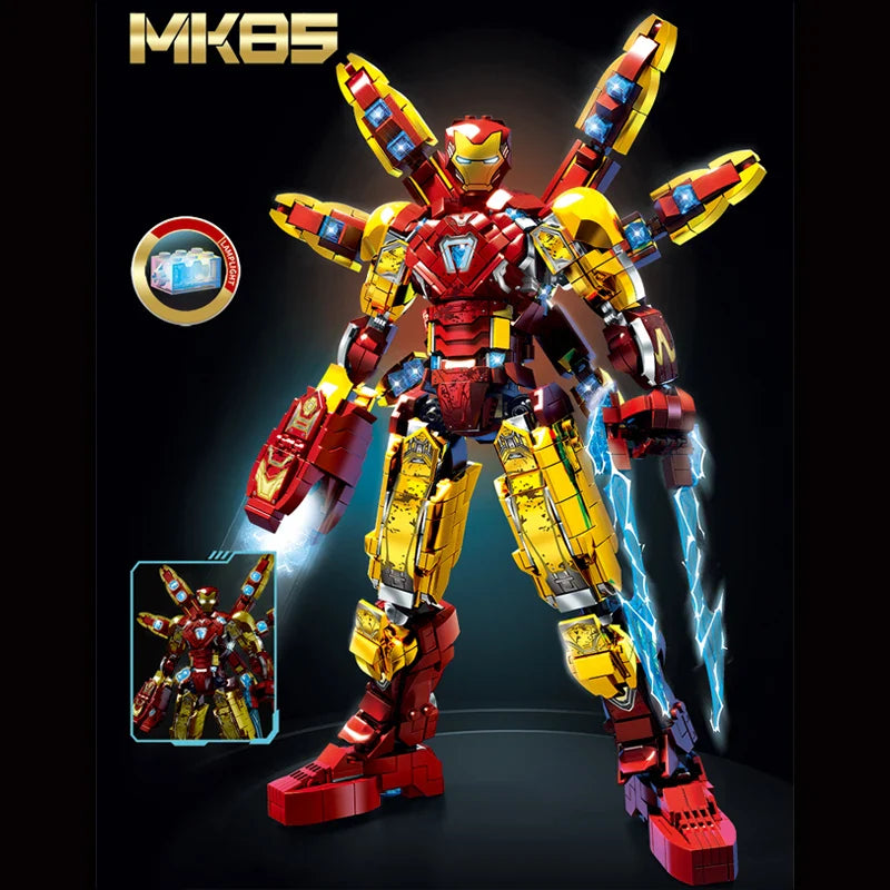 Iron Mecha Building Set - 1500+ Piece Block Collection