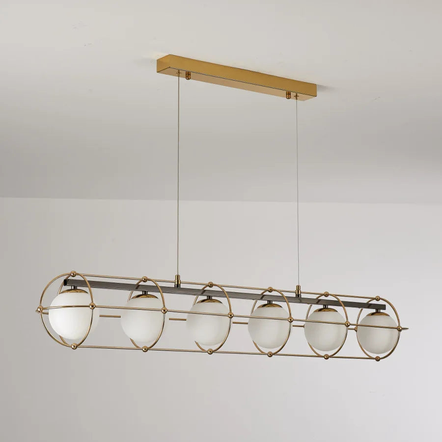 Nordic Modern Minimalist Glass Ball LED Pendant Chandelier Lighting