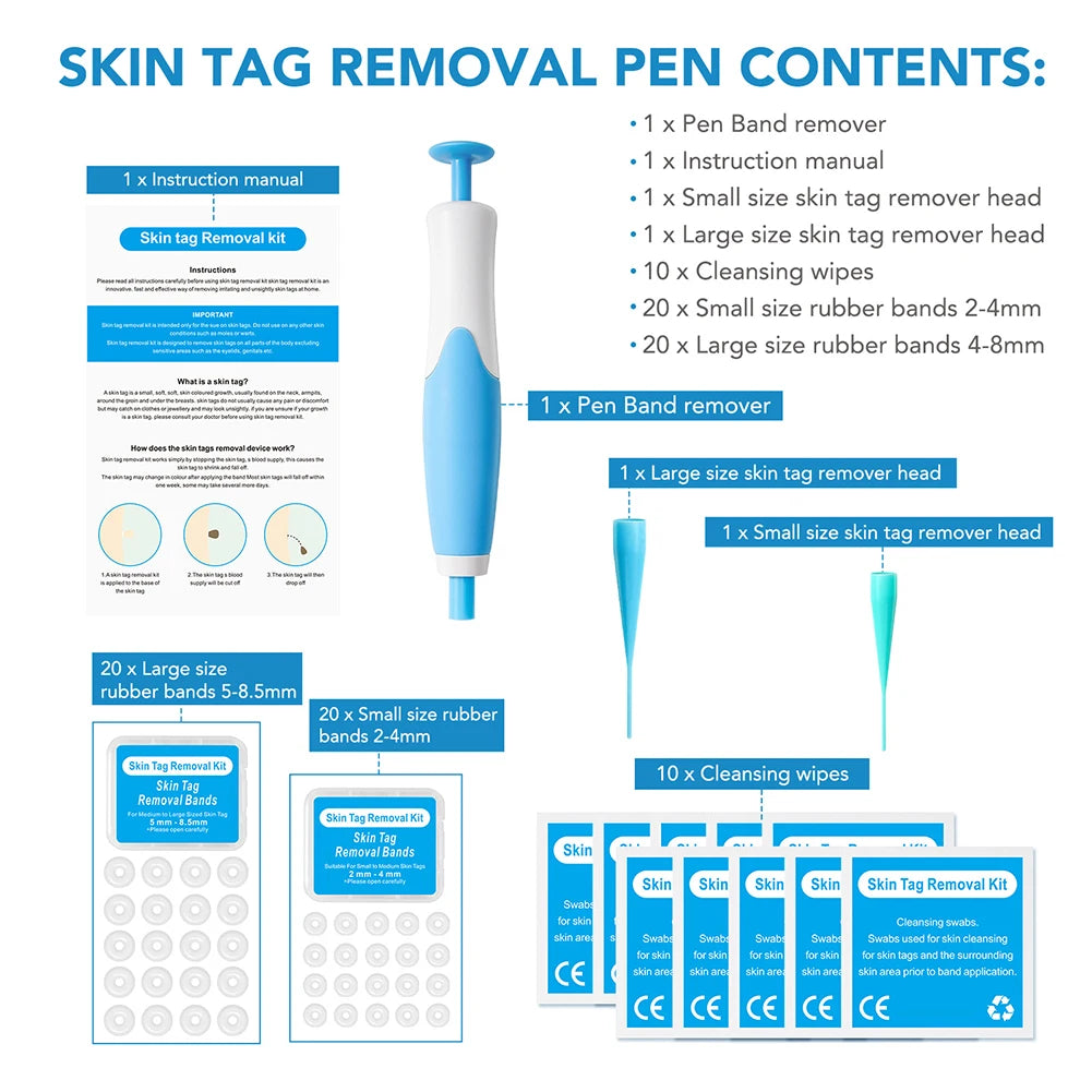 Effortless Skin Tag & Mole Removal Kit - Safe, Painless & Effective