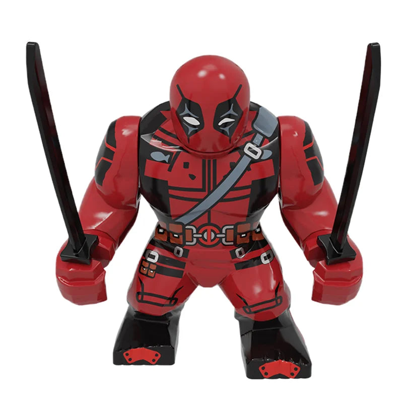 Blind Box Mini Building Blocks Superhero Figures Gift Set