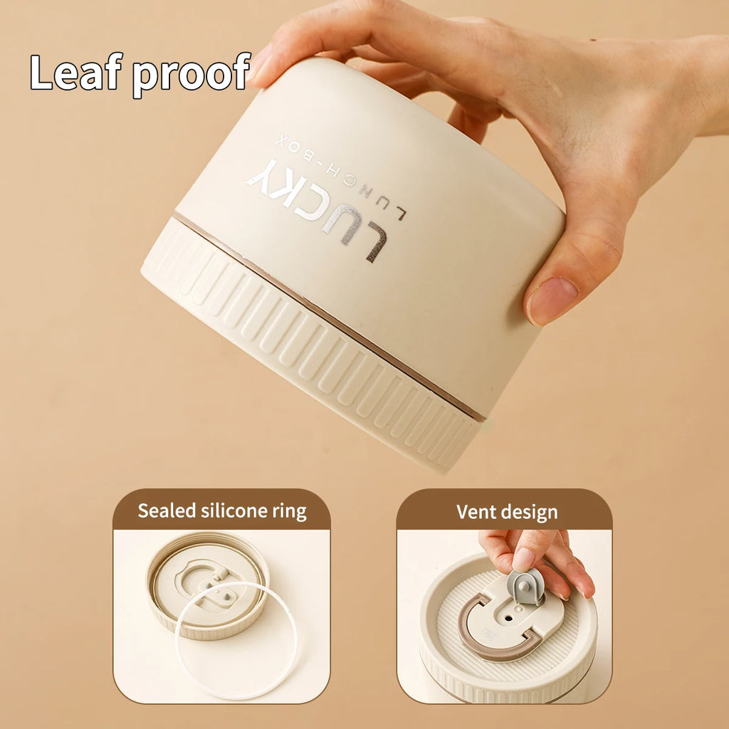 304 Stainless Steel Bento Box - Leakproof & Insulated