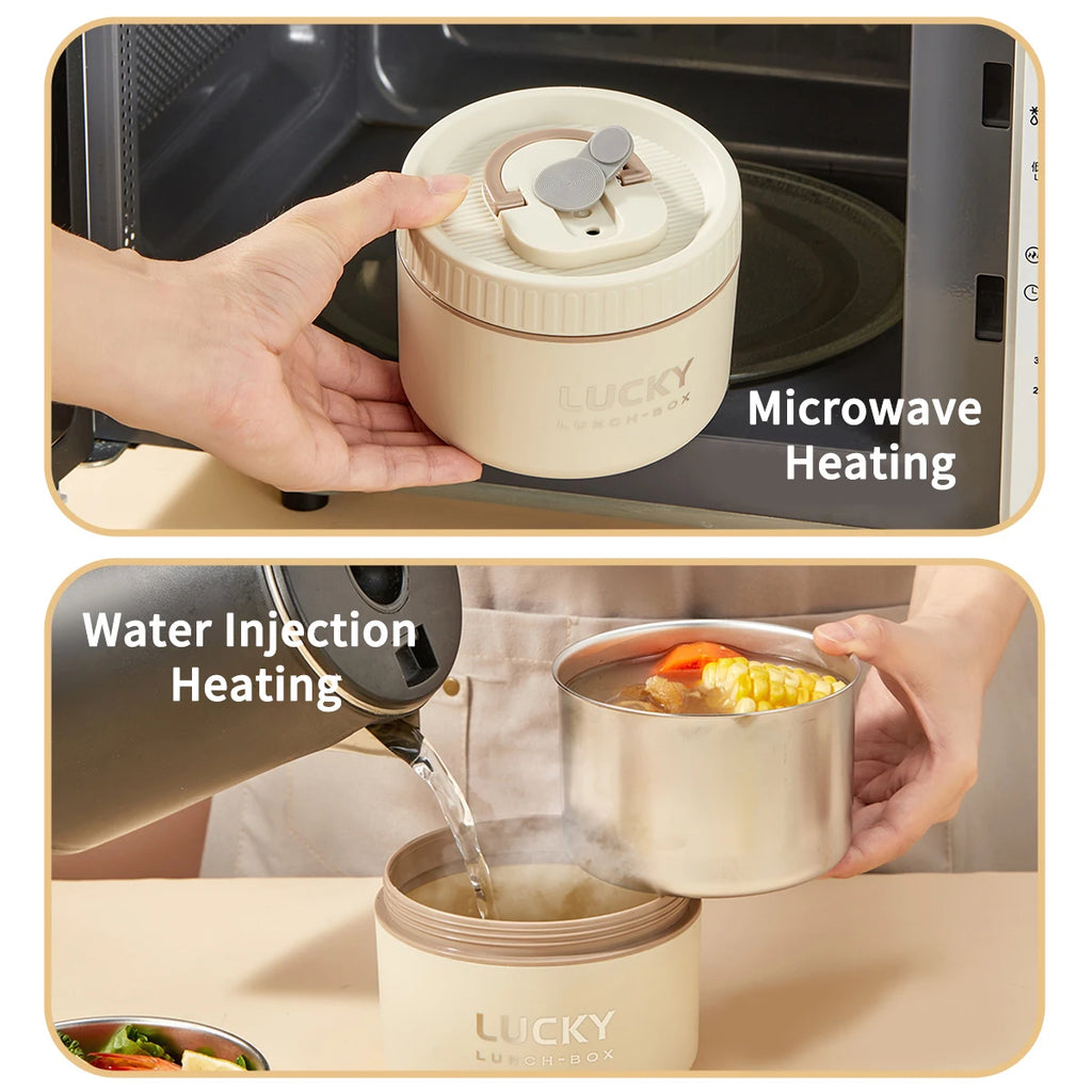 304 Stainless Steel Bento Box - Leakproof & Insulated