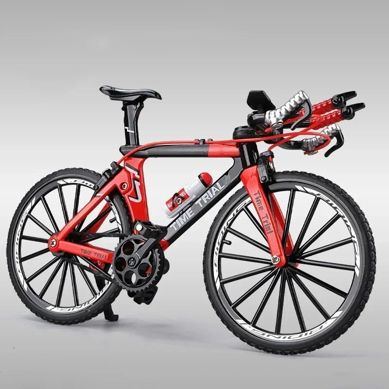 1:8 Scale Diecast Metal Mountain Bike - Realistic Mini Model Toy