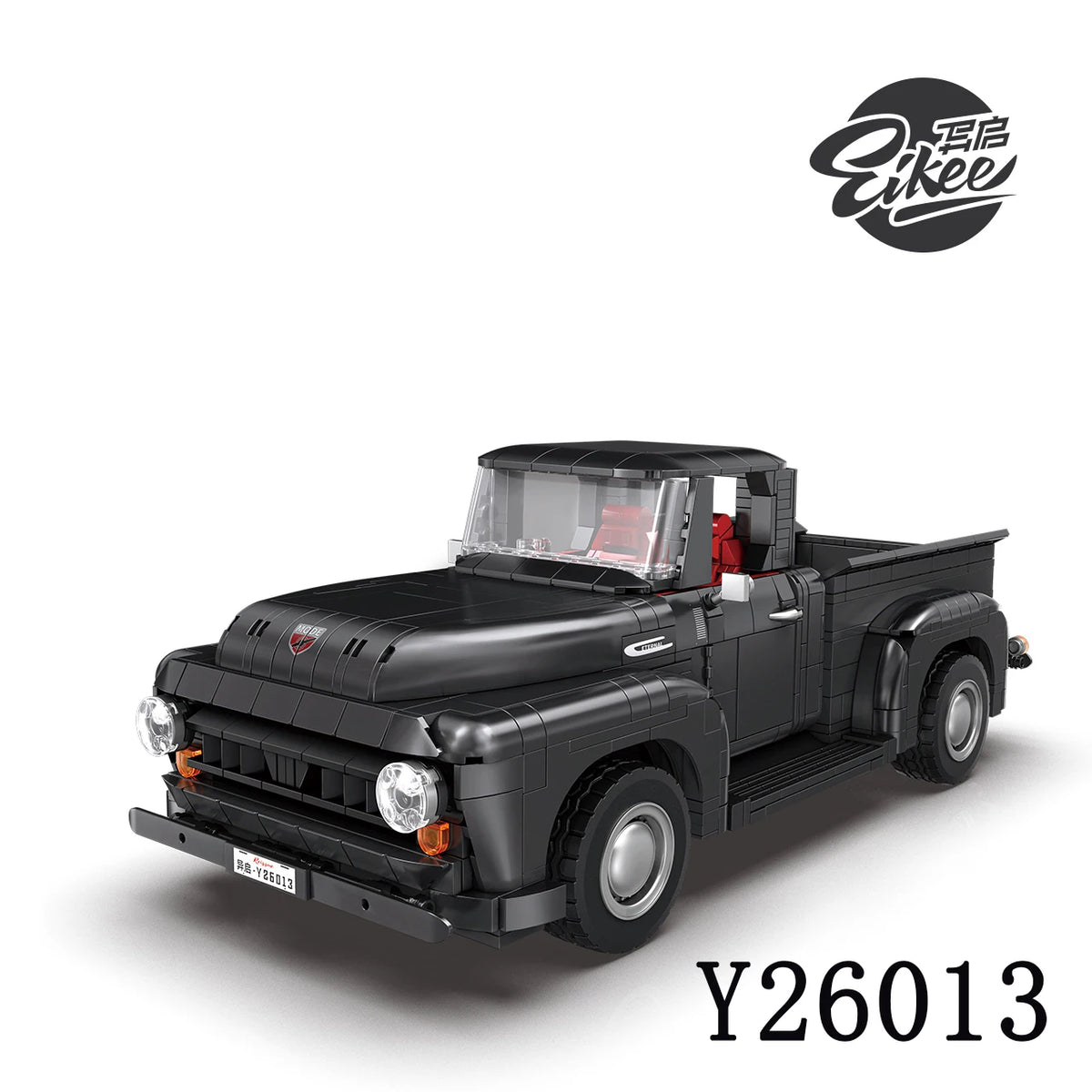 MOULD KING 1953 F100 Pickup Truck Building Blocks Model - Retro Toy