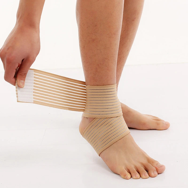 Elastic Ankle Brace Support for Sports & Fitness - Adjustable Comfort