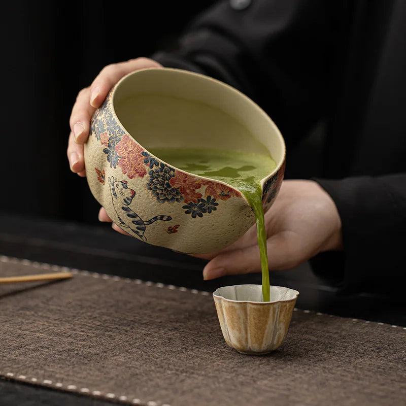 Japanese Matcha Making Set with Bamboo Whisk & Bowl - Artisanal Tea Tools