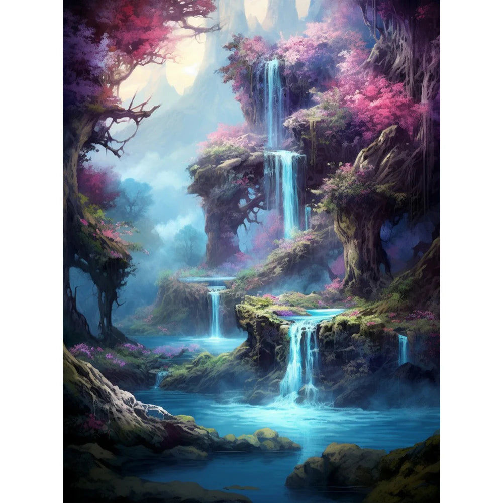 5D DIY Diamond Painting Kit - Stunning Waterfall Home Decor