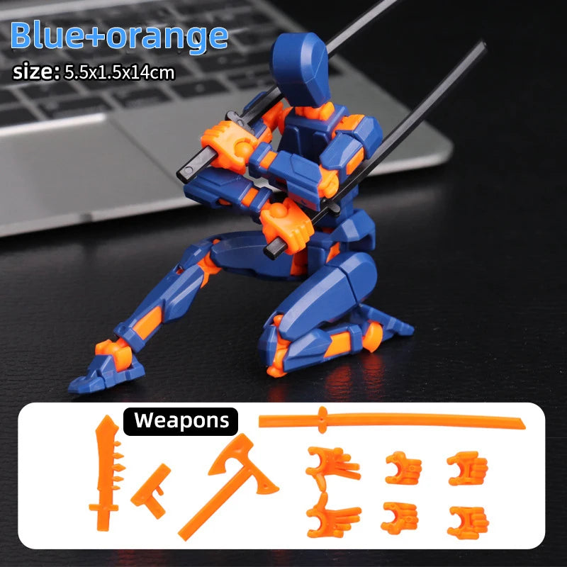 Movable 3D Printed Robot Mannequin - Perfect for Kids & Parents!