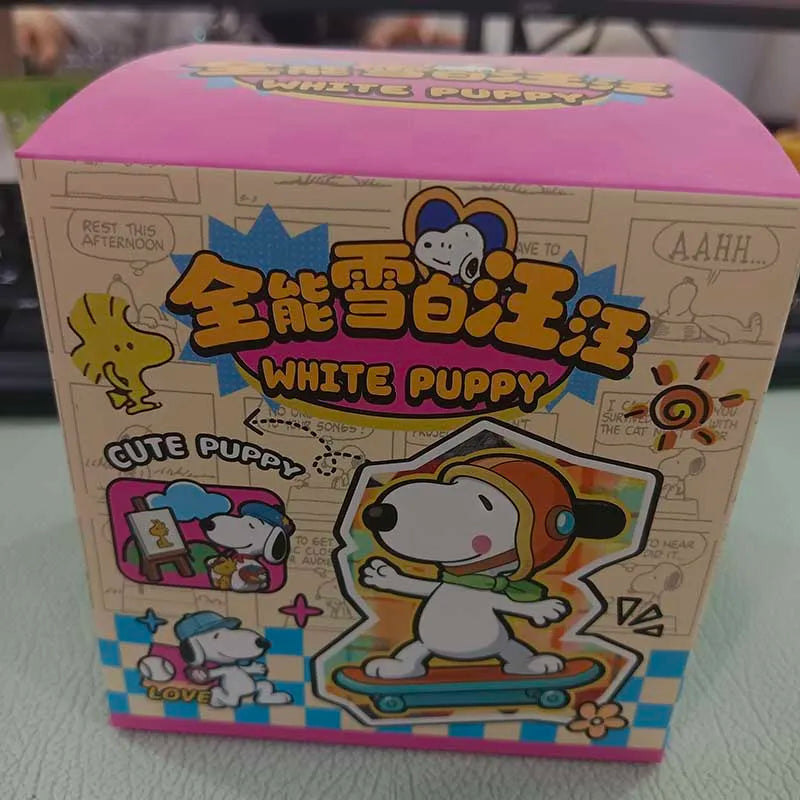 White Puppy Series Q Version Collectible Figurines - Mystery Gift Box