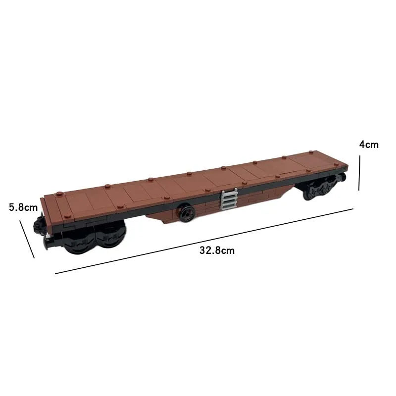 XQ MOC Train Carriage Building Blocks - Eco-Friendly Play Set