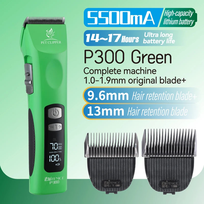 Fenice Cordless Rechargeable Pet Clipper - Professional Grooming Tool