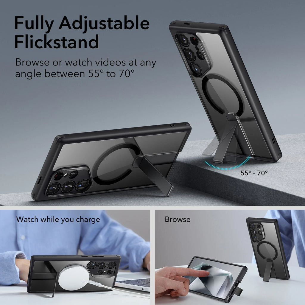ESR Galaxy S24 Ultra Shockproof Case with Kickstand & Magnetic